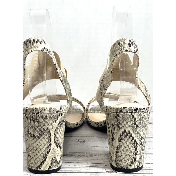 Bandolino Women’s Devin Block Heels Size 9M Tan Brown Slingbacks - Picture 5 of 16